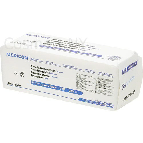 MEDICOM(メディコム)不織布ガーゼ 150×150 200枚入り