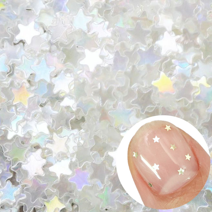 樂天商城 - 【4/25 当店ポイント10倍!4/24 20:00~4/27 9:59 お買い物マラソン開催】アート ホロ サルルプロジェクト SARURU ハピホロ 1mm星ホログラム HG1105 クリアオーロラ ゆうパケット さるる サルル キラキラハッピーホログラム キラキラネイル ギラギラネイル