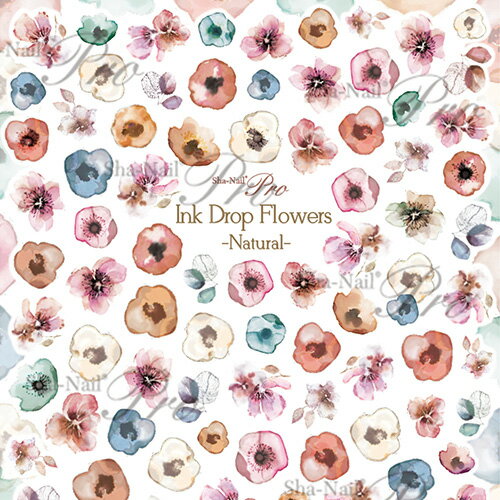 商品名Sha Nail Ink Drop Flowers -Natural-/インクドロップフラワーズ ナチュラル【お取り寄せ】【ネコポス】カテゴリフラワー容量/サイズ1枚W90×H150(mm)商品説明透け感のあるパーツの組み合わせで、シール感を感じさせないクオリティ。ナチュラルな色彩は、ベージュトーンなどと組み合わせて大人ネイルにも。写ネイルならではの特許技術で施術もノンストレス。クリアジェルで『凸盛り』すれば半端ない立体感も演出できます。ジェルネイルと同じく紫外線でインクを硬化させる最先端のUVプリントを採用し、1点1点の絵柄の周囲を精密にカットしました。素材は薄さ約80ミクロンの特殊な透明フィルムなので、デリケートなネイルの曲面に、しなやかにフィットします。お取り寄せ商品は、約3-18営業日の発送、キャンセル・返品不可＜商品名＞Sha Nail Ink Drop Flowers -Natural-/インクドロップフラワーズ ナチュラル【お取り寄せ】【ネコポス】＜カテゴリ＞フラワー容量/サイズ：1枚W90×H150(mm)透け感のあるパーツの組み合わせで、シール感を感じさせないクオリティ。ナチュラルな色彩は、ベージュトーンなどと組み合わせて大人ネイルにも。写ネイルならではの特許技術で施術もノンストレス。クリアジェルで『凸盛り』すれば半端ない立体感も演出できます。ジェルネイルと同じく紫外線でインクを硬化させる最先端のUVプリントを採用し、1点1点の絵柄の周囲を精密にカットしました。素材は薄さ約80ミクロンの特殊な透明フィルムなので、デリケートなネイルの曲面に、しなやかにフィットします。お取り寄せ商品は、約3-18営業日の発送、キャンセル・返品不可