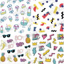 商品名TSUMEKIRA 【nail D.O.G プロデュース3】80's 90'sパターンセット/80's 90's pattern SET【お取り寄せ】【ネコポス】カテゴリメタリック容量/サイズ外装88×150(mm)、シート88×120(mm)商品説明4種類のレトロな柄がセットになったおトクなシール。単品で使ってももちろん可愛いくお手持ちのシールや手描きアートと一緒に添えるだけで簡単にPOPでアバンギャルドなネイルに仕上がります!よりしなやかな素材になって、ピッタリフィット!厚みは0.04mmで変わりませんが、素材が変更になり従来の物より柔らかくなり、さらに貼りやすくなりました。ツメキラのシールは未硬化ジェルの上から貼る事ができます。※リニューアル情報(2019年10月)…11月発売の新作から新しくパッケージが変わります。シールデザインをより際立たせるシンプルデザインに。既存商品のパッケージは2020年1月出荷分より新パッケージとなります。シール自体の素材の変更箇所はございません。複数ご購入の場合、新旧商品が混在する場合がございます。予告なく変更となりますので予めご了承ください。お取り寄せ商品は、約3-18営業日の発送、キャンセル・返品不可＜商品名＞TSUMEKIRA 【nail D.O.G プロデュース3】80's 90'sパターンセット/80's 90's pattern SET【お取り寄せ】【ネコポス】＜カテゴリ＞メタリック容量/サイズ：外装88×150(mm)、シート88×120(mm)4種類のレトロな柄がセットになったおトクなシール。単品で使ってももちろん可愛いくお手持ちのシールや手描きアートと一緒に添えるだけで簡単にPOPでアバンギャルドなネイルに仕上がります!よりしなやかな素材になって、ピッタリフィット!厚みは0.04mmで変わりませんが、素材が変更になり従来の物より柔らかくなり、さらに貼りやすくなりました。ツメキラのシールは未硬化ジェルの上から貼る事ができます。※リニューアル情報(2019年10月)…11月発売の新作から新しくパッケージが変わります。シールデザインをより際立たせるシンプルデザインに。既存商品のパッケージは2020年1月出荷分より新パッケージとなります。シール自体の素材の変更箇所はございません。複数ご購入の場合、新旧商品が混在する場合がございます。予告なく変更となりますので予めご了承ください。お取り寄せ商品は、約3-18営業日の発送、キャンセル・返品不可