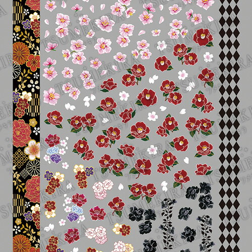 アート ネイルシール ツメキラ TSUMEKIRA 高木政志プロデュース1 乙女花 ゆうパケット【当店商品3980円..