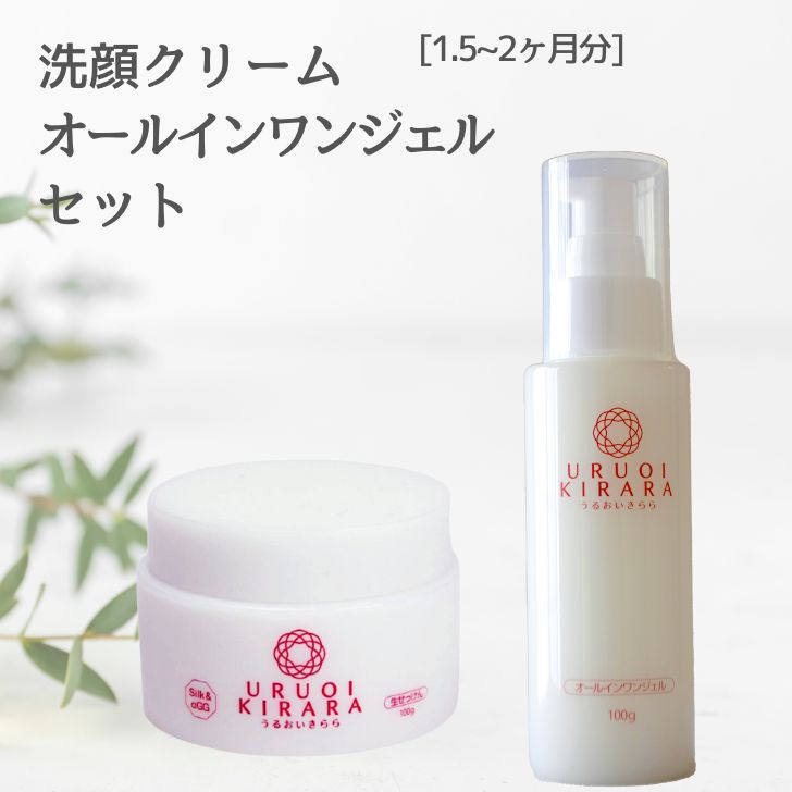 19日迄★クーポンで2,874円！ オールインワンジェル ＆ 洗顔フォーム 2点 セット 美容液 ジ