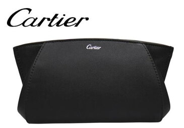 【Cartier】カルティエ　ポーチ/クラッチバッグ レディース　C　ドゥ　カルティエ　ブラック　L3001478【送料無料】