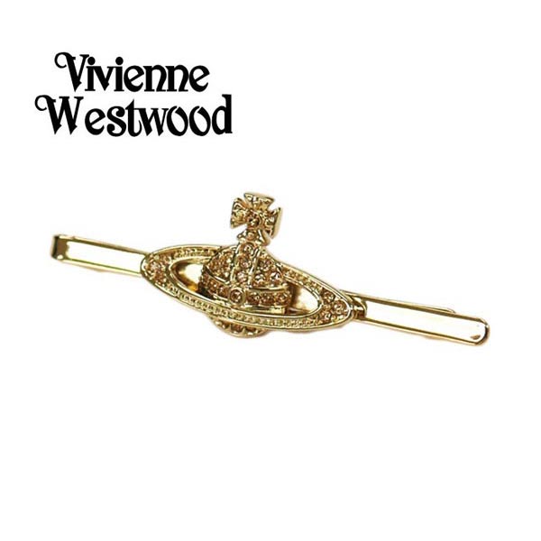 【Vivienne Westwood】ヴィヴィアン　ウエストウッド　タイバー(ネクタイピン)　ゴールドカラー　770273B 2【送料無料】