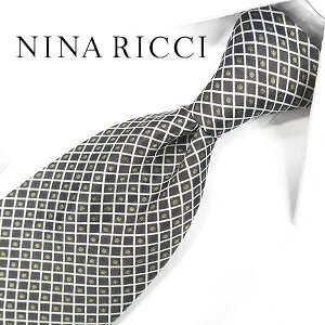 ニナリッチ　ネクタイ/ナローネクタイ　NR30(7.5cm幅)　【NINA RICCI・ニナリッチネクタイ・ネクタイ ブランド】　モカ/カーキ　【送料無料】