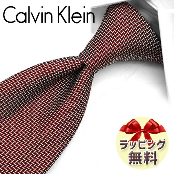 カルバン・クライン ネクタイ ネクタイ ブランド 2本目500円引 カルバンクライン Calvin Klein ナローネクタイ(7cm幅) (品番：CK43） レッド/ホワイト カルバンクラインネクタイ ・ブランドネクタイ・ブランドギフト・プレゼント・バースデー 20代・30代・40代・おしゃれ・春夏・父の日