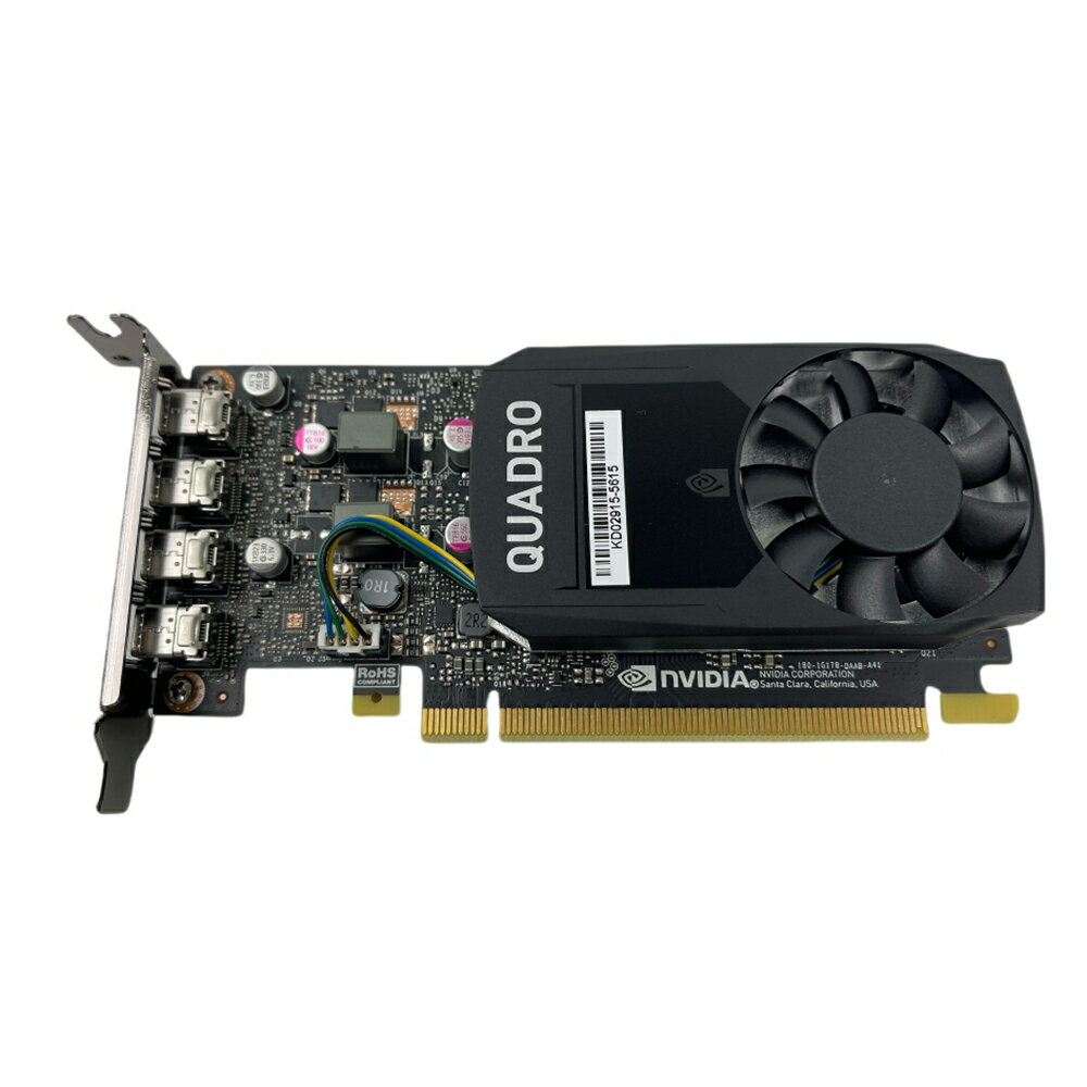 NVIDIA Quadro P620 Graphic Card 2GB ロープロファイル PCI Express 3.0 x16 インターフェース Mini D..