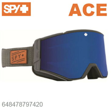 <40%OFF>SPY スパイACE エース648478797420ジャパンフィットフォーム バックル式ストラップHerringbone Grayスキー スノーボード スノボ ゴーグル【倉庫直送品】