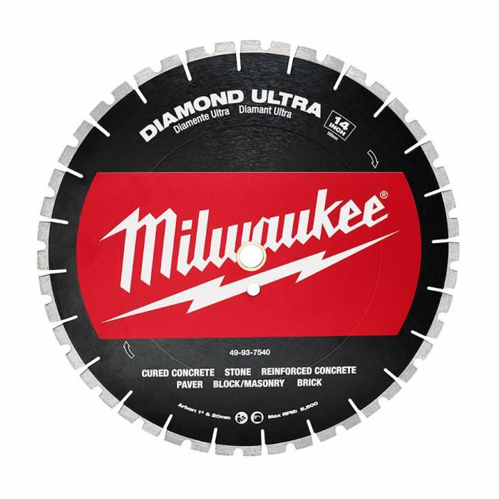 Milwaukee tool 14インチ（356mm)ダイヤモンドブレード（ターボセグメント型） ミルウォーキー