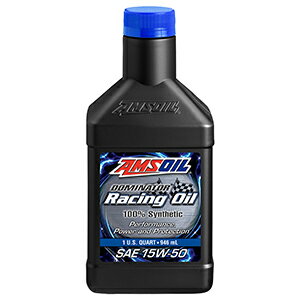 【正規輸入商品】AMSOIL　ドミネーターシリーズオイル（Dominator Racing Oil）　15W50 1qt ボトル