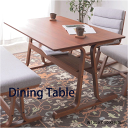 ダイニングテーブル W130×D80×H63cm 食卓 ブラウン レトロ 北欧 カフェ リビング リビングダイニング 天然木 新生活 モダン おしゃれ 収納棚付きテーブル シンプル ダイニング デスク かわいい 送料無料