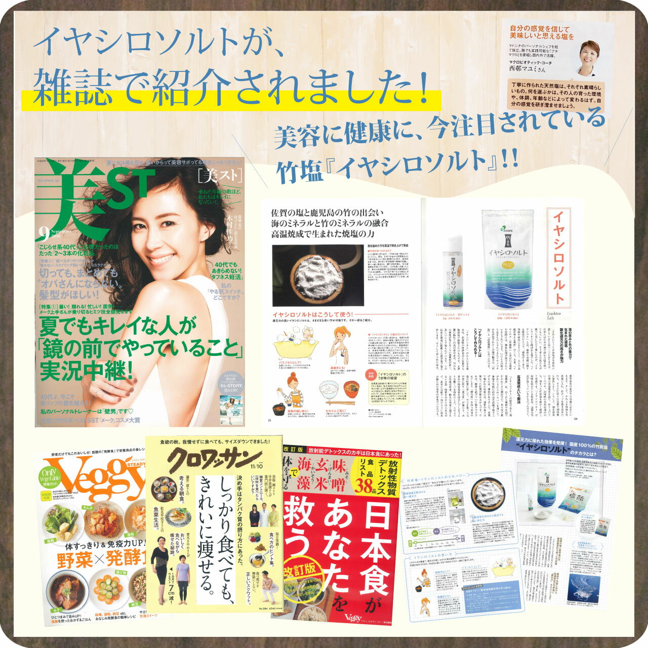 イヤシロソルト雑誌