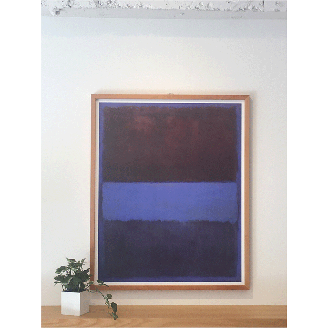 ＼お買い物マラソン★全品ポイント5倍アップ中！／アートフレーム マーク・ロスコ Mark Rothko NO. 61 RUST AND BLUEBLUE, 1953 67.6x82.8x3cm インテリア 額入り アート アートパネル リビング 玄関 プレゼント 飾る おしゃれ 送料無料 2