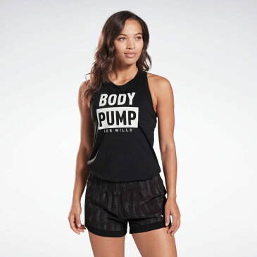 全品送料無料！ 09/04 20:00〜09/11 10:59 【公式】リーボック Reebok 【2020春夏新作】LES MILLS BODYPUMP アクティブチル タンク トップ / LES MILLS BODYPUMP ACTIVCHILL Tank Top レディース FM7126 トレーニング ウェア p0904