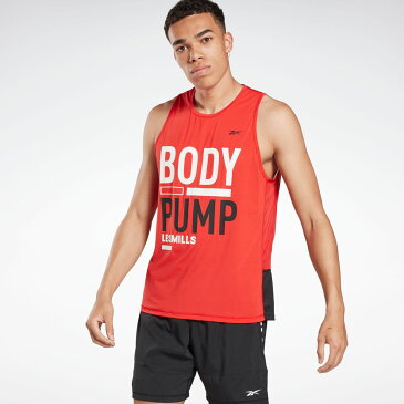 全品送料無料！ 09/04 20:00〜09/11 10:59 【公式】リーボック Reebok 【2020春夏新作】LES MILLS BODYPUMP アクティブチル シングレット / LES MILLS BODYPUMP ACTIVCHILL Singlet メンズ FM7169 トレーニング ウェア p0904