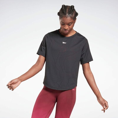【公式】リーボック Reebok 返品可 ユナイテッド バイ フィットネス パーフォレーテッド Tシャツ / United By Fitness Perforated Tee レディース GT3138 トレーニング ウェア・服 ブラック