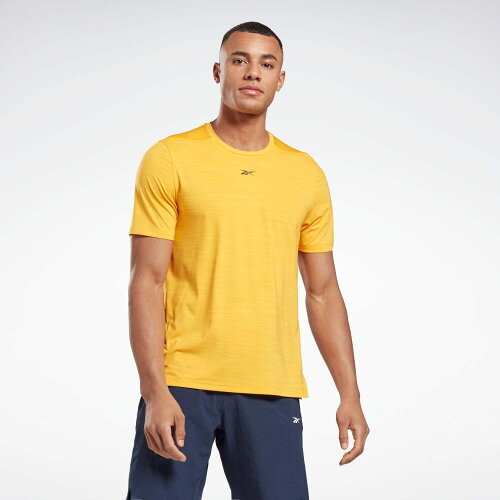 【公式】リーボック Reebok 返品可 テックスタイル アクティブチル ムーブ Tシャツ / Tech Style Activchill Move T-Shirt メンズ GS6590 トレーニング ウェア・服 ゴールド