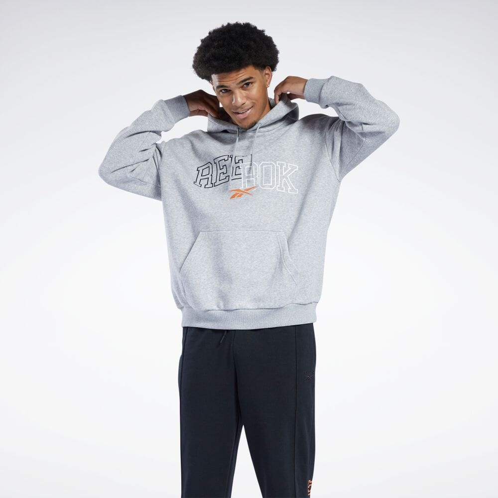 公式 リーボック Reebok 返品可 クラシックス バスケットボール フーディー Classics Basketball Hoodie メンズ Hc0050 トレーニング ウェア 服 グレー