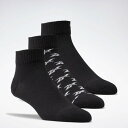 【リーボック公式】クラシックス アンクル ソックス 3足組 / Classics Ankle Socks 3 Pairs (ブラック)