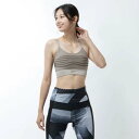 【リーボック公式】レズミルズR ストラッピー シームレス スポーツブラ / Les MillsR Strappy Seamless Sports Bra（ボルダーグレー）