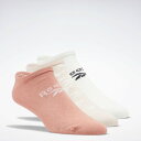 【リーボック公式】クラシックス インビジブル ソックス 3足組 / Classics Invisible Socks 3 Pairs （チョーク）