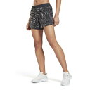 【リーボック公式】ワークアウト レディ ラン プリンテッド ショーツ / Workout Ready Run Printed Shorts （ブラック）