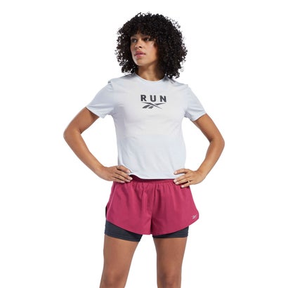 【リーボック公式】ワークアウト レディ ラン スピードウィック Tシャツ / Workout Ready Run Speedwick T-Shirt （グレー）