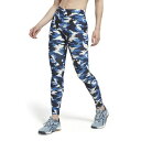 【リーボック公式】ラックス ボールド カモ プリント タイツ / Lux Bold Camo Print Tights (blue)
