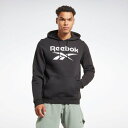 【リーボック公式】ビッグスタックト ロゴ フーディー / RI Big Stacked Logo Hood(ブラック)