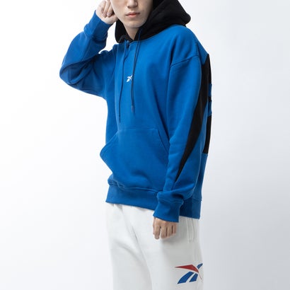 【リーボック公式】バスケットボール バック ベクター フリース フーディー / Basketball Back Vector Fleece Hoodie （ベクターブルー） 1