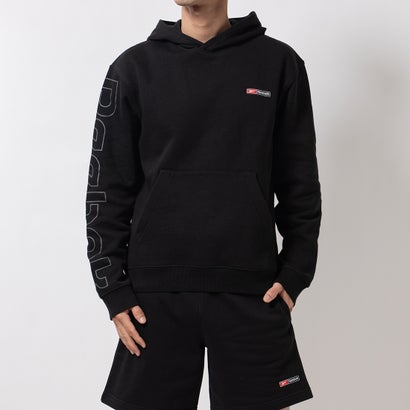 ロゴ マッシュアップ フーディー / RI LOGO MASH UP HOODIE （ブラック）