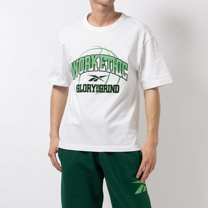 【リーボック公式】クラシック バスケットボール ワーク エシック Tシャツ / CLASSIC BASKETBALL WORK ETHIC TEE (ホワイト)