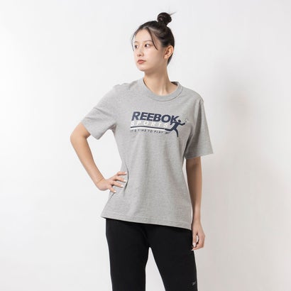 【リーボック公式】グラフィック Tシャツ / COURT SPORT GRAPHIC TEE (ミディアムグレー)