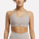 【リーボック公式】ラックス ストラッピー スポーツブラ / LUX STRAPPY SPORTS BRA (グレー)