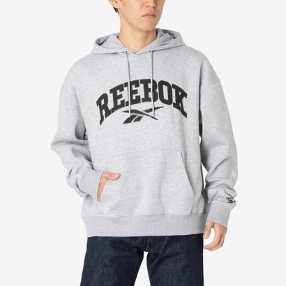【リーボック公式】ビッグロゴ フーディー / COLMAN HOODY （ライトグレー）(4)