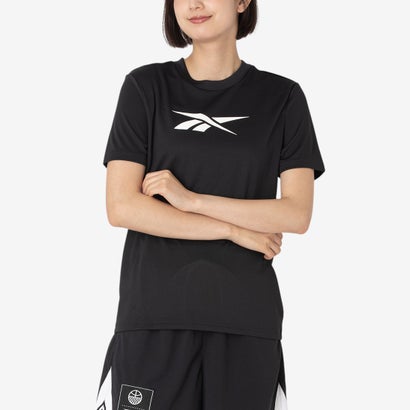 【リーボック公式】ロゴ トレーニング Tシャツ / CASIDY CORE SS TOP （ブラック）