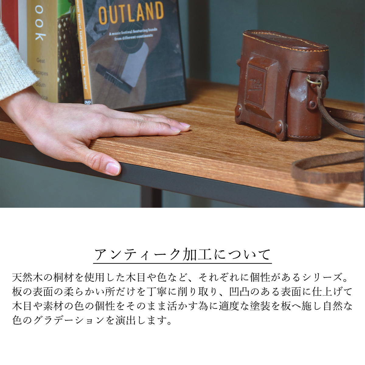 壁掛けミラー 鏡 ボックスミラー 幅30 おしゃれ ビンテージデザイン ミラー 家具 家具コーディネート インテリア インテリアコーディネート 壁掛け ナチュラル ヴィンテージ アンティーク インダストリアル ハンドメイド 北欧 ブラウン ホワイト 天然木 木製 オシャレ [2]