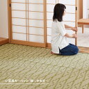 洗える 和風 カーペット ラグ マット い草ラグ 江戸間 敷き詰め 正方形 長方形 涼感 冷感 じめじめ解消 快適 さらっと ペット レジャーシート 和モダン おしゃれ ホットカーペット 床暖房 レジャーシート ペットシート