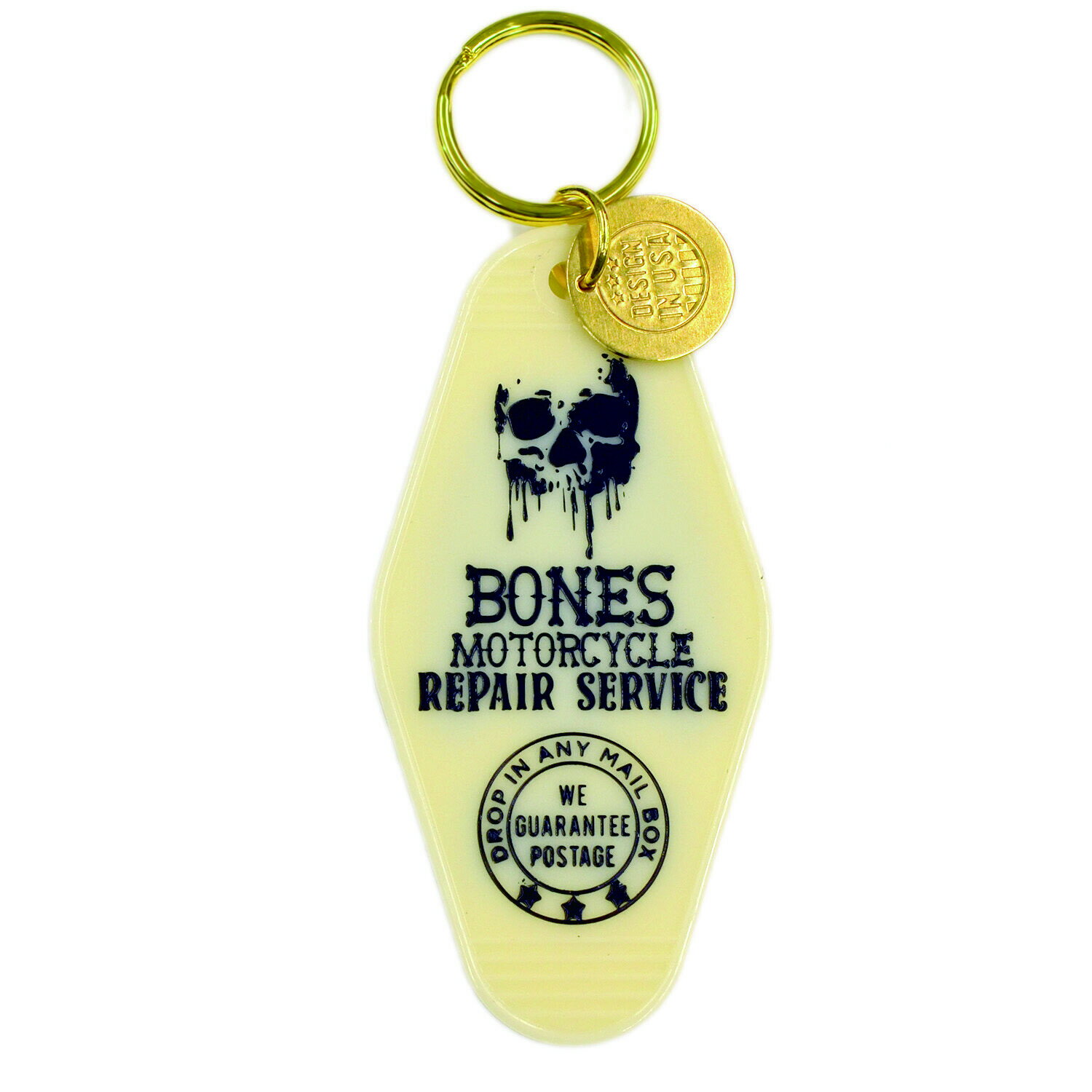 BONES　IVORY 復刻 ホテル モーテル キーホルダー アメリカ アメリカン テイスト ビンテージ ハーレー アメ車 MOTEL KEY CHAIN セクシー