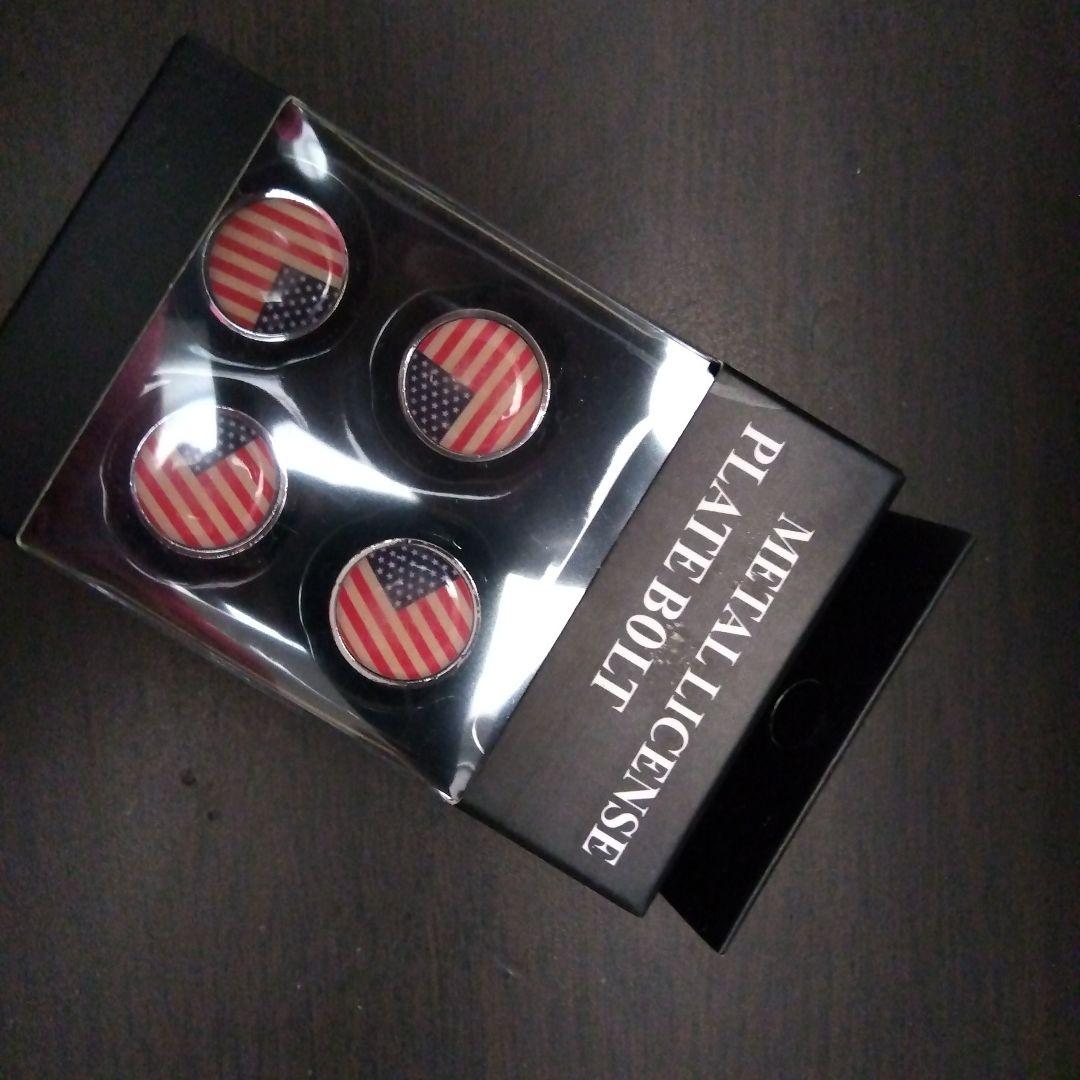 アメリカ　イギリス　ピースマーク　 ナンバープレート　ボルト　ミニクーパー　MINI