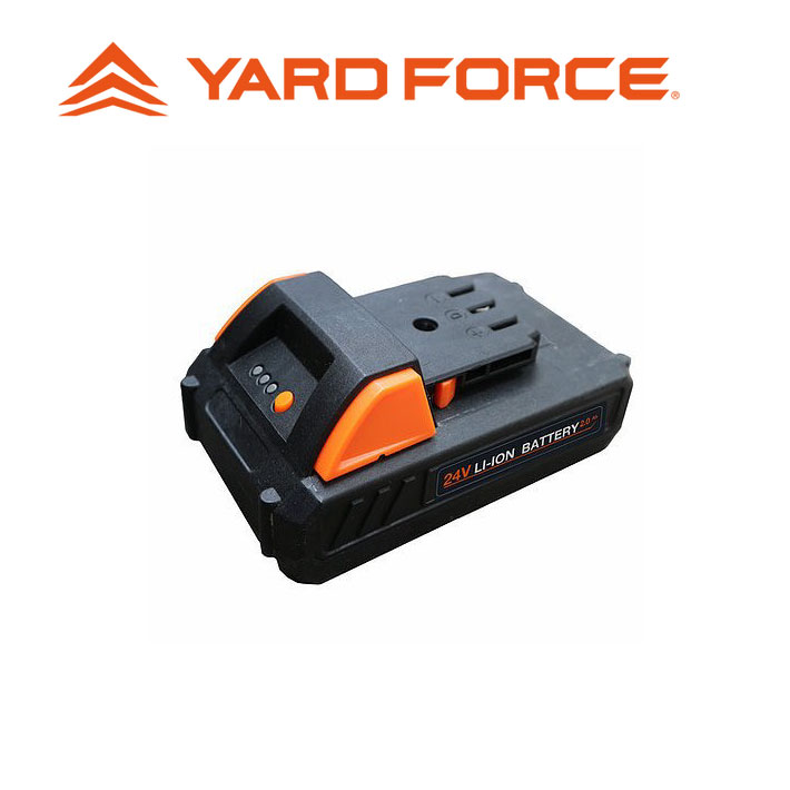 24Vバッテリー YARDFORCE 予備バッテリー ヤードフォース 24V 2.0Ah リチウムイオン 残量ケージ付 YARDFORCE24V共通 送料無料