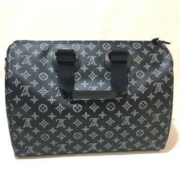 LOUIS VUITTON ルイ・ヴィトン M43697 ハンドバッグ スピーディ・バンドリエール 40 モノグラム・インク アップサイドダウン ショルダーバッグ モノグラムキャンバス モノグラムインク メンズ【新品】