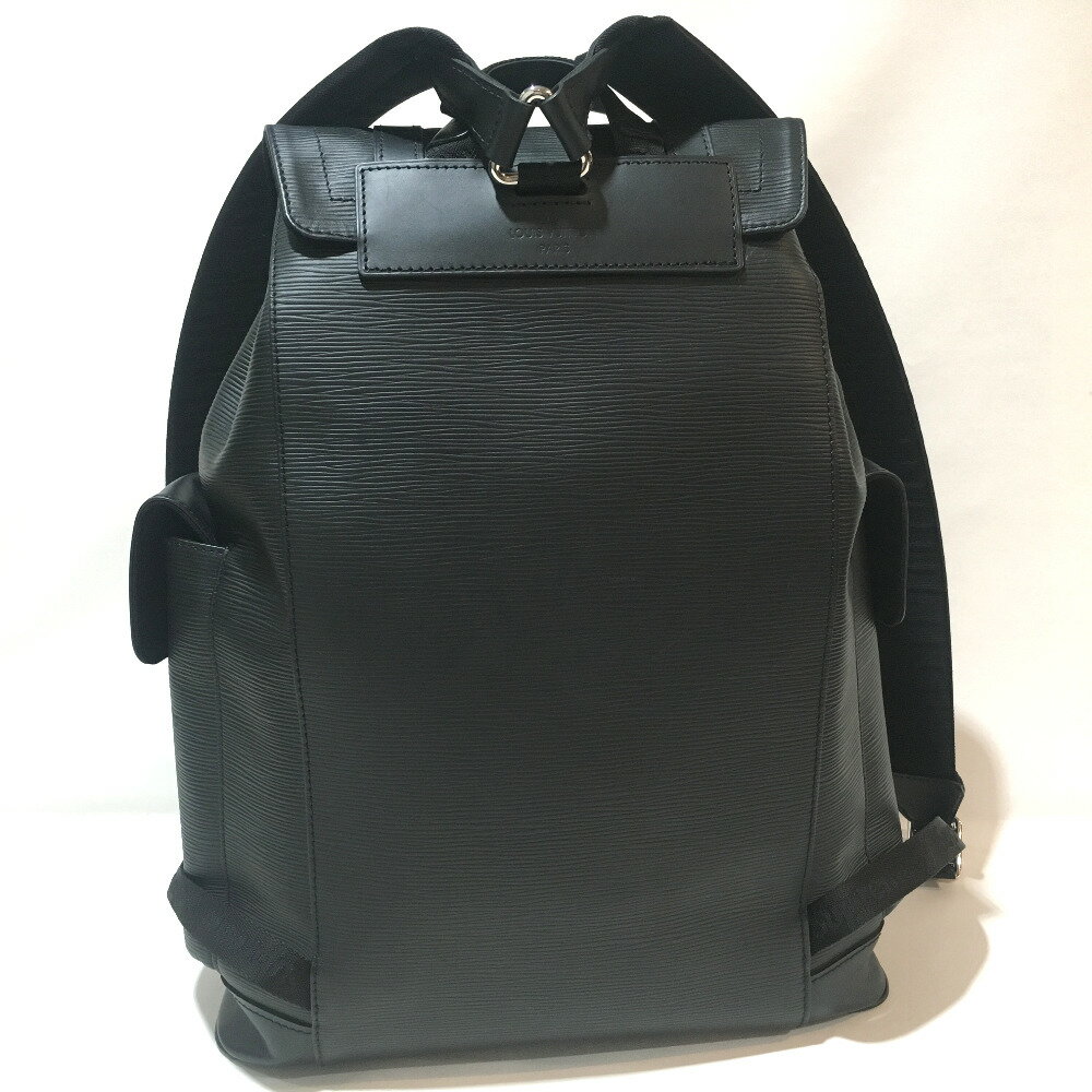 LOUIS VUITTON ルイヴィトン M53413 17aw Supreme Louis Vuitton christopher backpack pm black エピ クリストファーPM バックパック ルイヴィトン×シュプリーム リュック・デイパック エピレザー ブラック 黒 メンズ【中古】