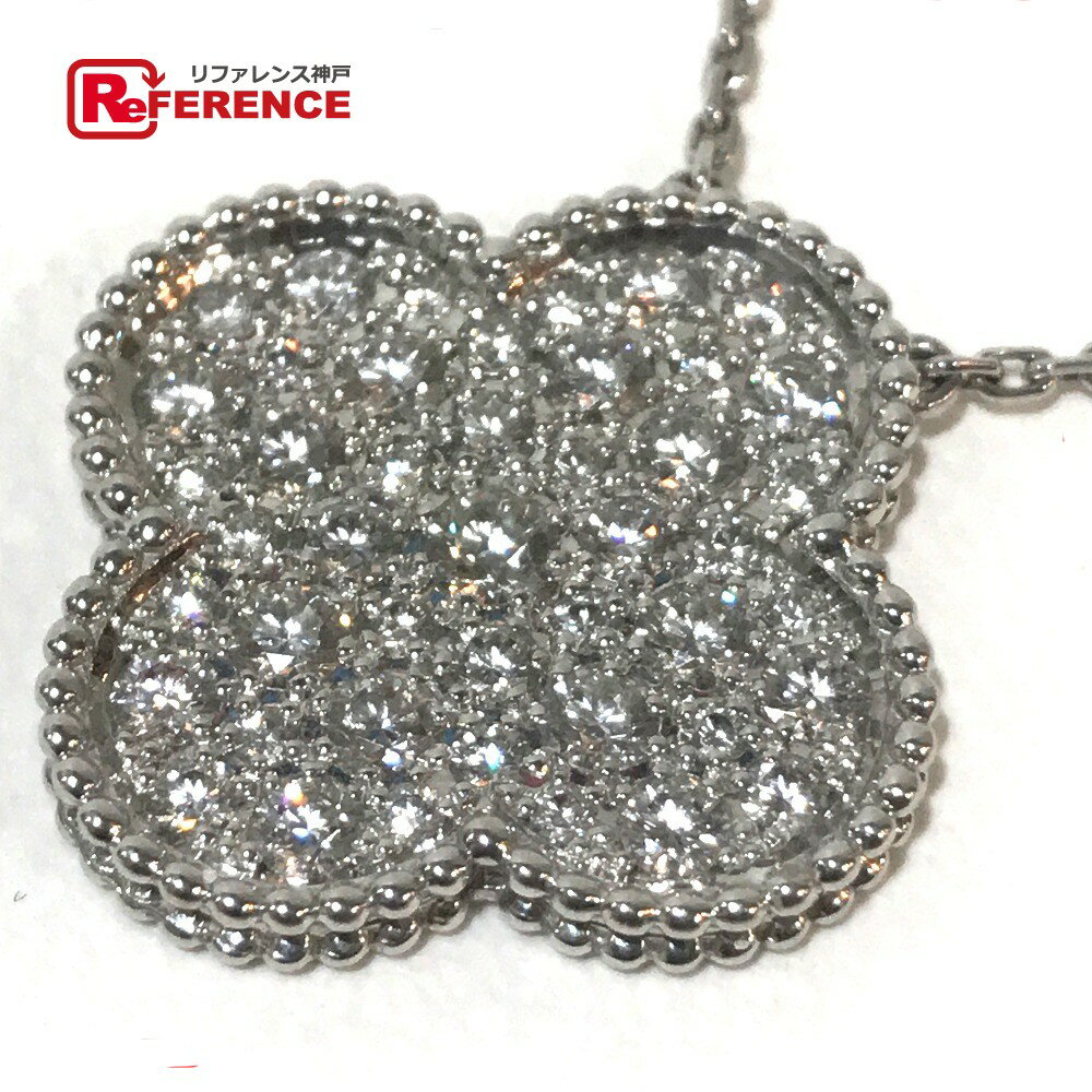 Van Cleef & Arpels ヴァンクリーフ＆アーペル K18WG ネックレス マジックアルハンブラ フルダイヤ ネックレス K18WG / ダイヤモンド ホワイトゴールド レディース【中古】のサムネイル