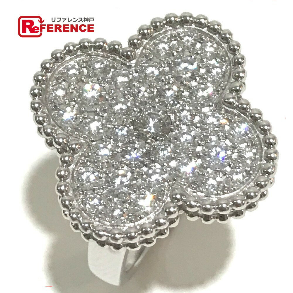 Van Cleef & Arpels ヴァンクリーフ＆アーペル K18WG リング マジックアルハンブラ フルダイヤ リング・指輪 K18WG/ダイヤモンド 11号 ホワイトゴールド レディース【中古】のサムネイル