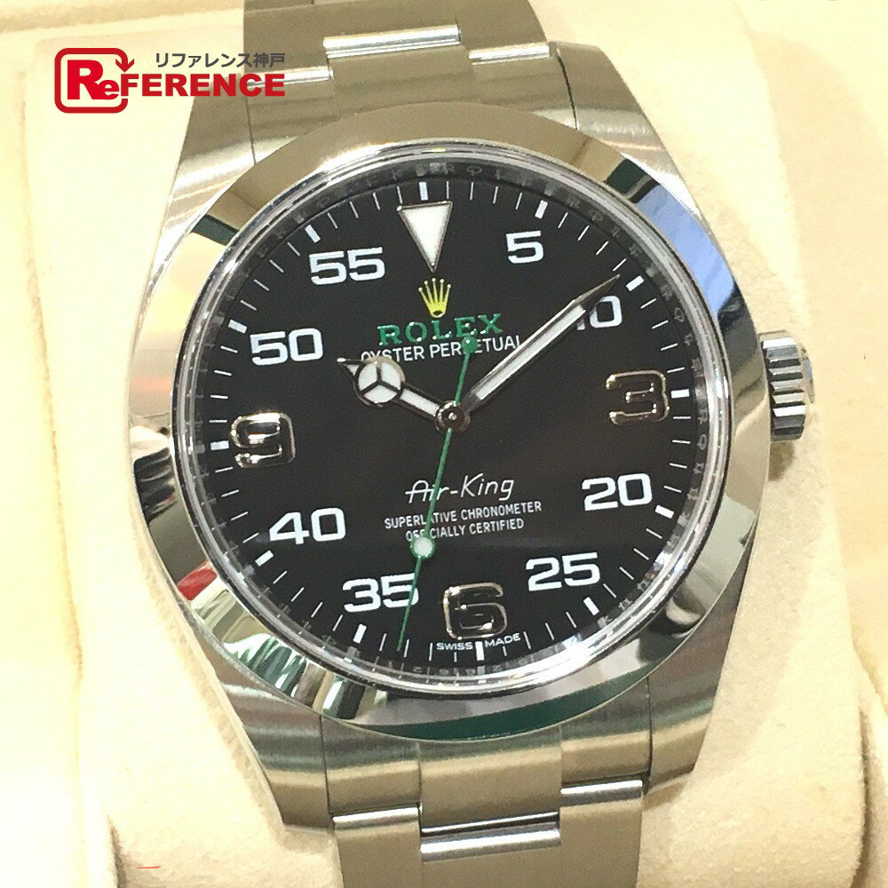 ROLEX ロレックス 116900 オートマチック腕時計 エアキング オイスターパーペチュアル 腕時計 SS シルバー メンズ 未使用【中古】