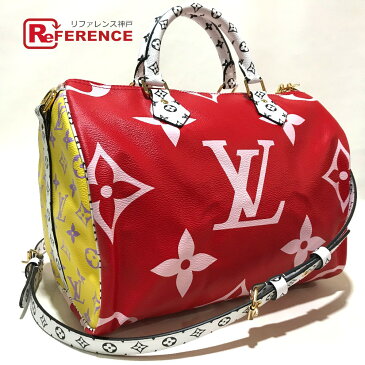 LOUIS VUITTON ルイ・ヴィトン M44573 ハンドバッグ ミニボストン スピーディ バンドリエール30 モノグラムジャイアント ショルダーバッグ モノグラムキャンバス/ ルージュ レディース 新作【新品】