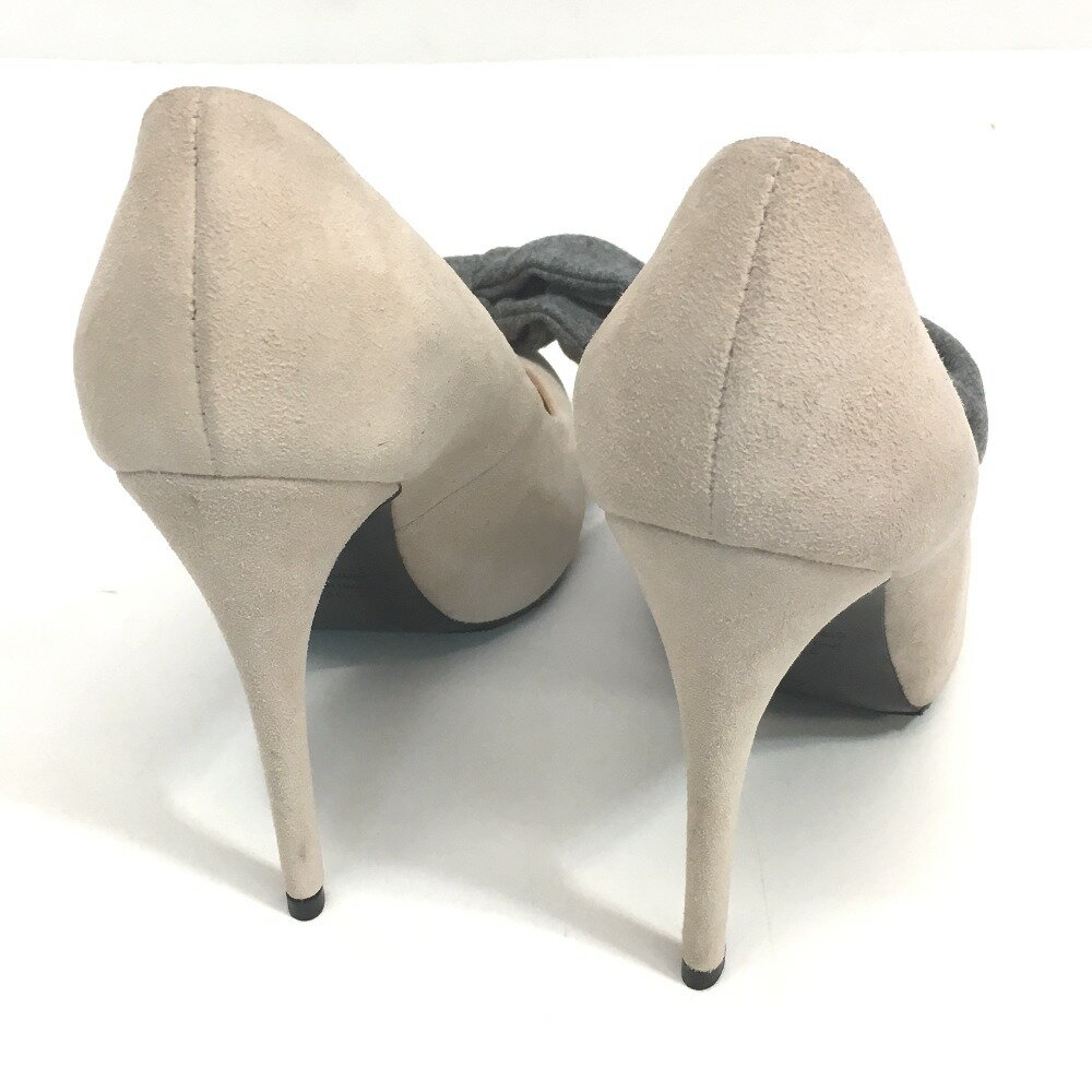 GIUSEPPE ZANOTTI ジュゼッペザノッティ リボン レディース 靴 パンプス スエード /コットン レディース ベージュ 【中古】