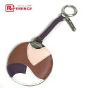 FENDI フェンディ 150243501 キーリング バッグチャーム ミラーカバー キーホルダー レザー マルチカラー レディース【中古】