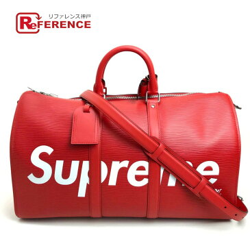 LOUIS VUITTON ルイヴィトン M53419 17aw Supreme Louis Vuitton KEEP.45 BA.SP EPI DWT R キーポル・バンドリエール45 ボストンバッグ ルイヴィトン×シュプリーム ボストンバッグ エピレザー レッド ユニセックス【新品】